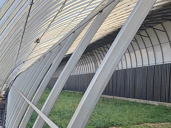Double Arch Double Layer Film Greenhouse